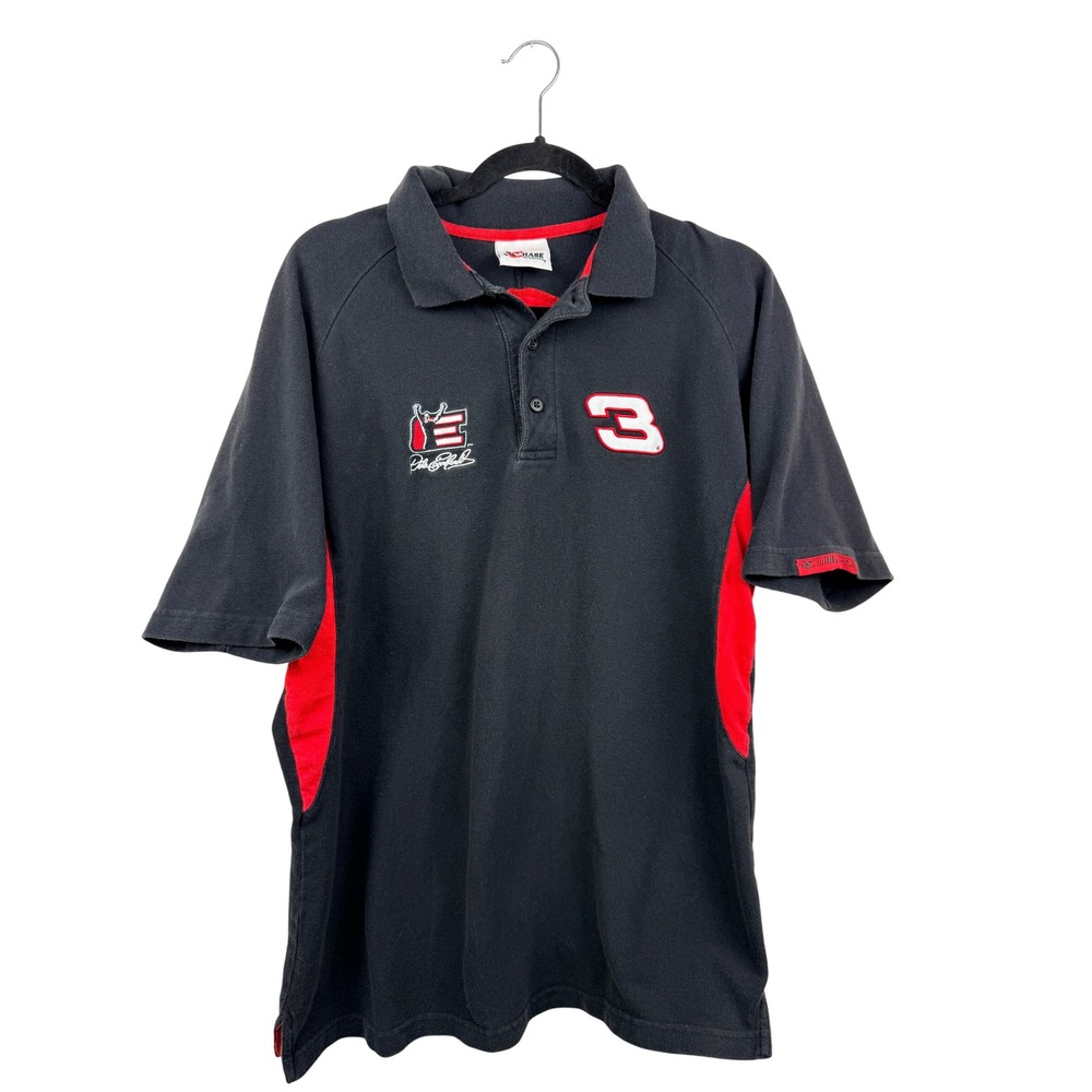Chase Authentics Dale Earnhardt NASCAR Polo Shirt Mens Size Large